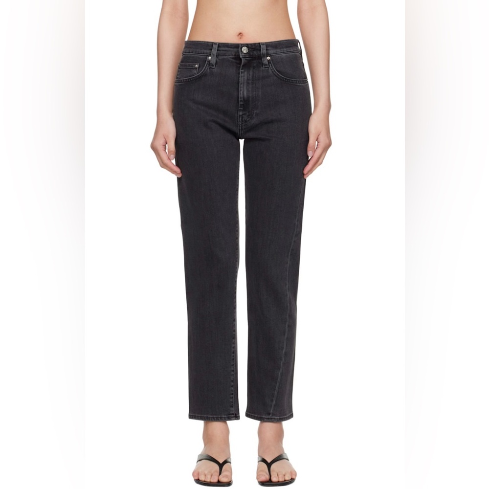TOTEME - Gray Twisted Seam Jeans